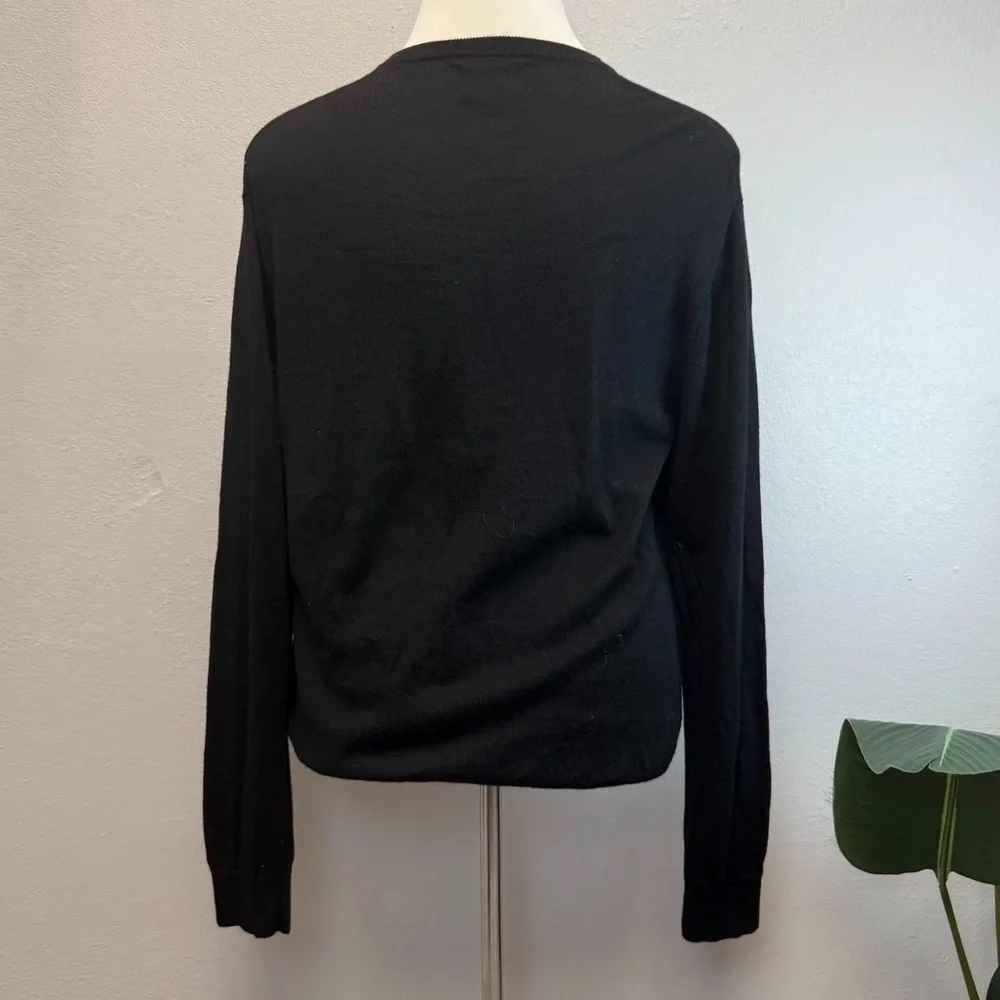 Bonobos Black 100% MERINO WOOL Sweater - Size XXL